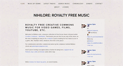 Desktop Screenshot of nihilore.com